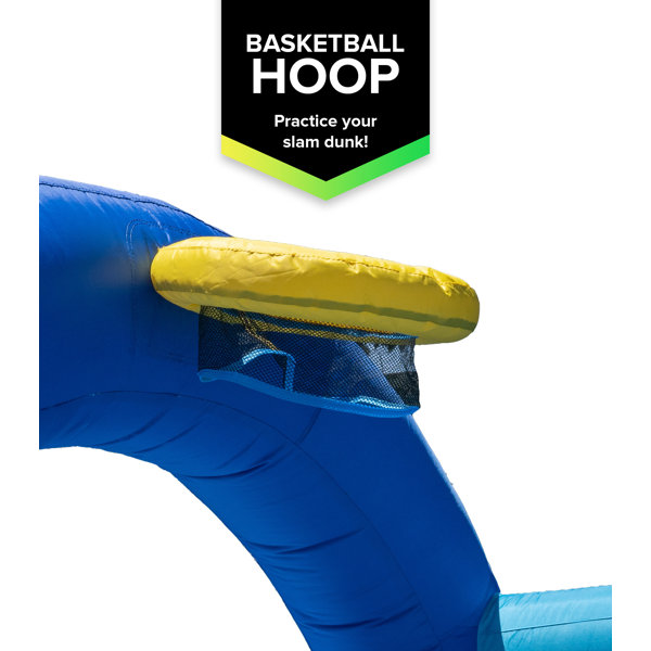 Sportspower Inflatable Bounce House with Kid's WhackAPlay, Basketball